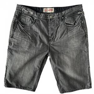 EUC Tokyo Laundry Men's Black Denim Shorts - Size 38